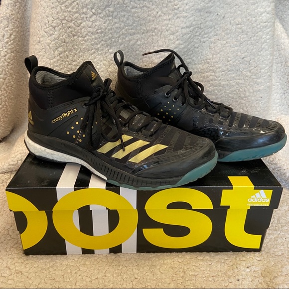 Men’s 8 Adidas Boost Crazyflight x Mid Volleyball - Picture 3 of 11